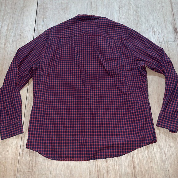 American Eagle‎ Mens Plaid Long Sleeve Button Down Shirt XXL CLASSIC FIT - Picture 3 of 5